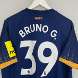 2022/23 NEWCASTLE UNITED BRUNO G. #39 AWAY SHIRT (XXL) CASTORE