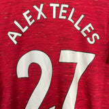 2020/21 MANCHESTER UNITED ALEX TELLES #27 HOME SHIRT (M) ADIDAS