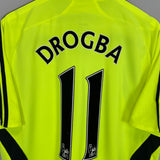 2007/08 CHELSEA DROGBA #11 AWAY SHIRT (M) ADIDAS