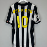 2010/11 JUVENTUS DEL PIERO #10 C/L HOME SHIRT (L) NIKE