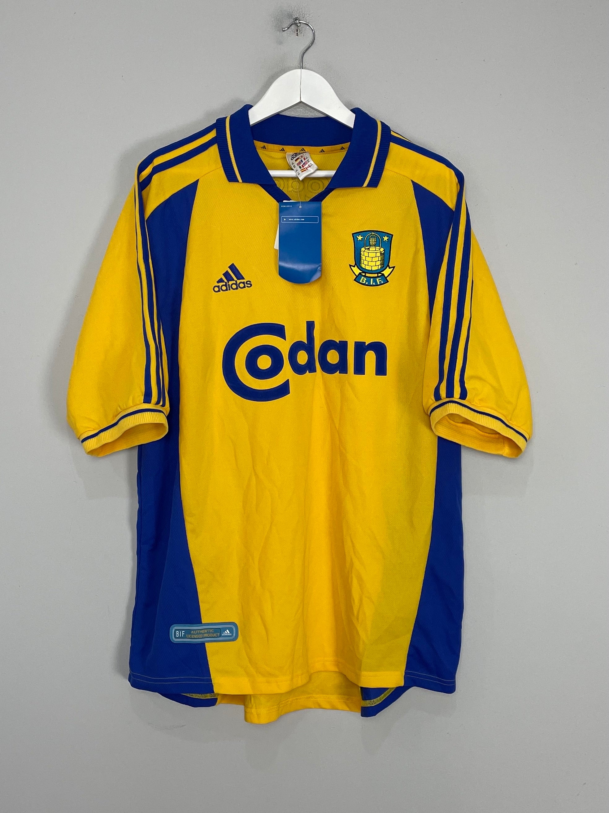 2000/02 BRONDBY *BNWT* HOME SHIRT (XXL) ADIDAS