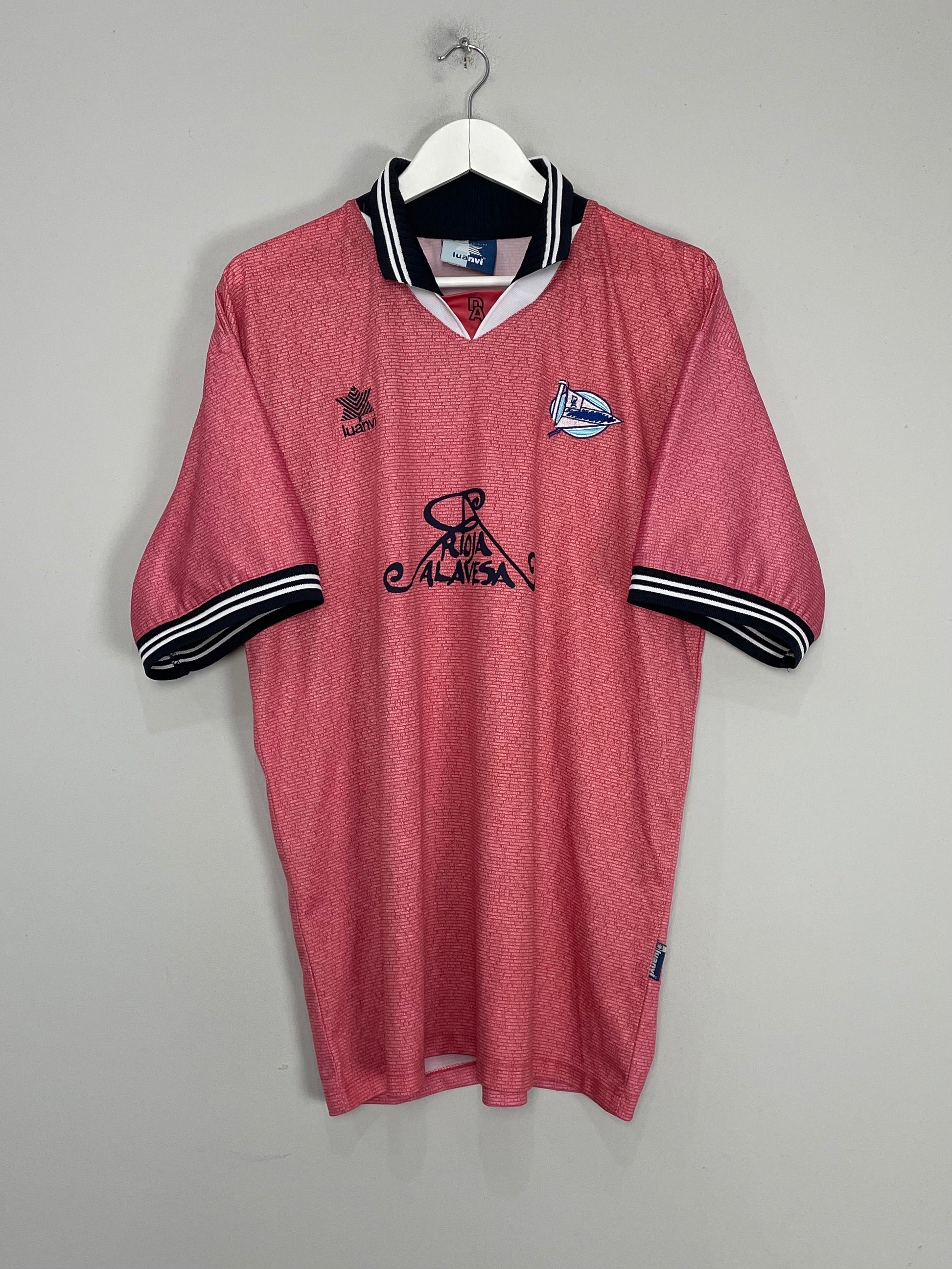 2000/01 DEPORTIVO ALAVES AWAY SHIRT (XXL) LUANVI