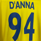 2001/02 CHIEVO D'ANNA #94 * MATCH ISSUED* L/S HOME SHIRT (XL) JOMA