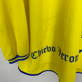 2001/02 CHIEVO D'ANNA #94 * MATCH ISSUED* L/S HOME SHIRT (XL) JOMA