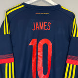 2015/16 COLOMBIA JAMES #10 L/S AWAY SHIRT (XL) ADIDAS