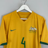 2006/08 AUSTRALIA CAHILL #4 HOME SHIRT (S) NIKE