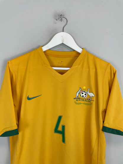 2006/08 AUSTRALIA CAHILL #4 HOME SHIRT (S) NIKE