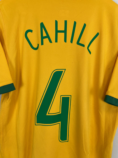 2006/08 AUSTRALIA CAHILL #4 HOME SHIRT (S) NIKE