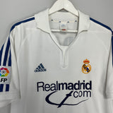 2001/02 REAL MADRID ZIDANE #5 HOME SHIRT (L) ADIDAS