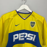 2003/04 BOCA JUNIORS AWAY SHIRT (M) NIKE