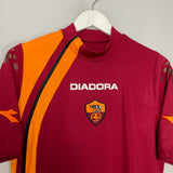 2005/06 ROMA TOTTI #10 HOME SHIRT (M) DIADORA