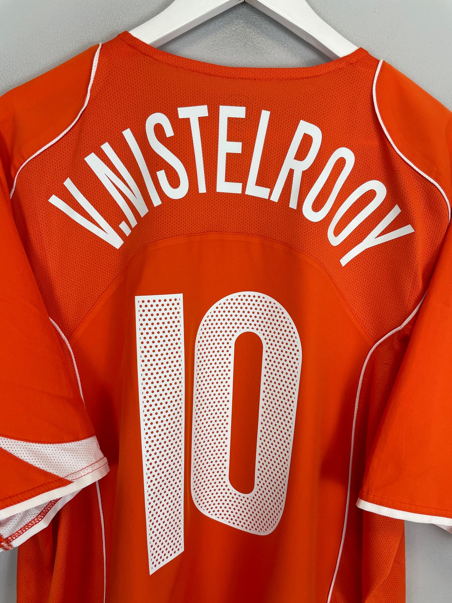 2004/06 NETHERLANDS V.NISTELROOY #10 HOME SHIRT (XXL) NIKE