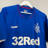 2018/19 RANGERS HOME SHIRT (XL) HUMMEL