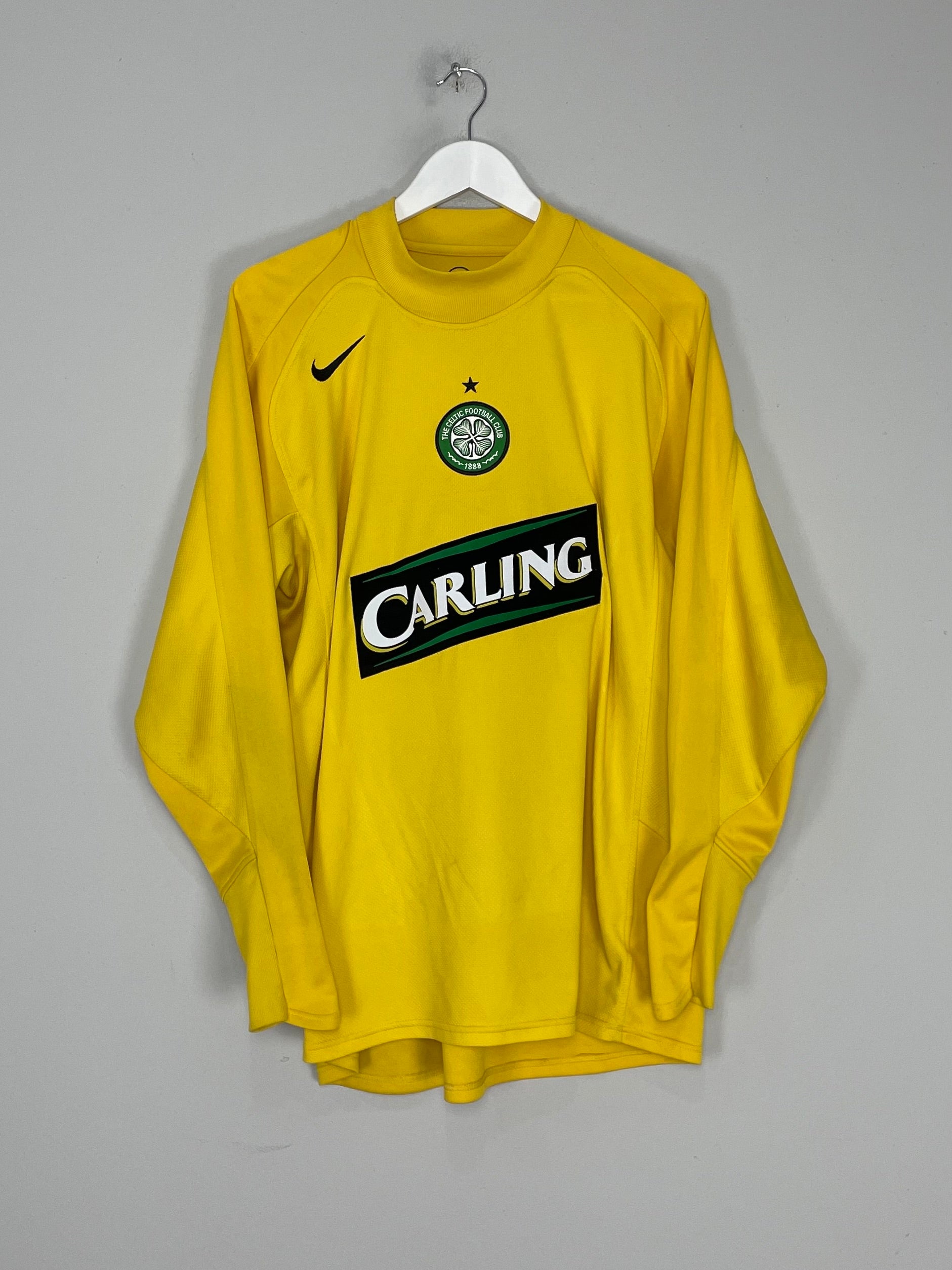 2005/06 CELTIC GK SHIRT (XL) NIKE