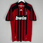 2007/08 AC MILAN KAKA #22 *SIGNED* HOME SHIRT (XL) ADIDAS