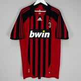 2007/08 AC MILAN KAKA #22 *SIGNED* HOME SHIRT (XL) ADIDAS