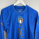 2004/06 ITALY R.BAGGIO #10 HOME SHIRT (M) PUMA