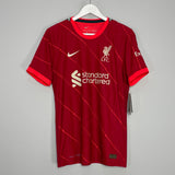 2021/22 LIVERPOOL SALAH #11 *BNWT* AUTHENTIC HOME SHIRT (M) NIKE