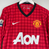 2012/13 MANCHESTER UNITED ROONEY #10 L/S HOME SHIRT (M) NIKE