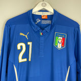 2014/15 ITALY PIRLO #21 L/S HOME SHIRT (L) PUMA