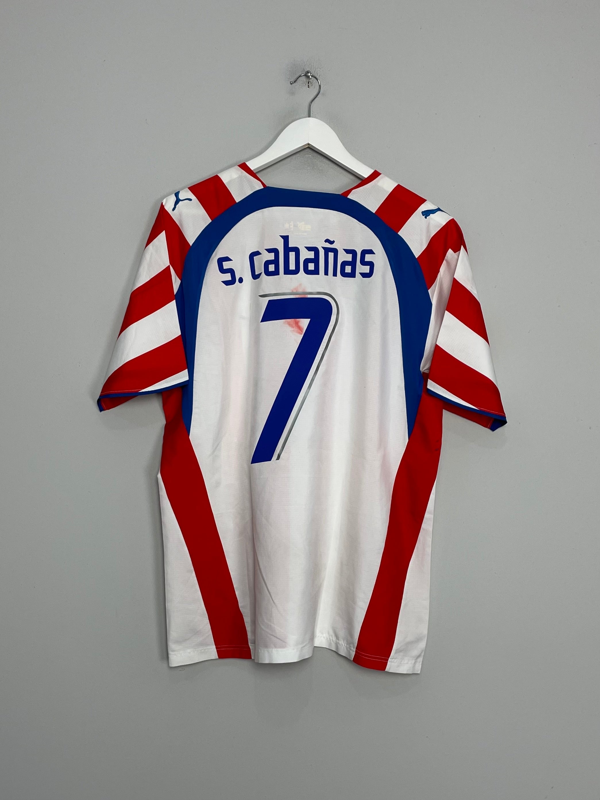 2006/07 PARAGUAY S.CABANAS #7 HOME SHIRT (L) PUMA