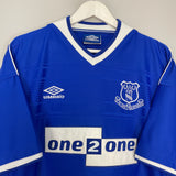 1999/00 EVERTON HOME SHIRT (XXL) UMBRO