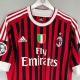 2011/12 AC MILAN IBRAHIMOVIC #11 C/L HOME SHIRT (L) ADIDAS