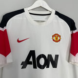 2010/11 MANCHESTER UNITED SCHOLES #18 AWAY SHIRT (L) NIKE