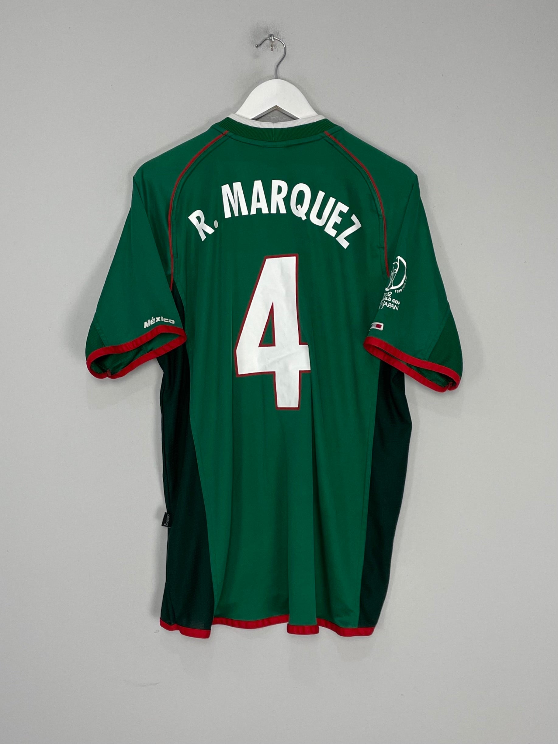 2001/02 MEXICO R.MARQUEZ #4 HOME SHIRT (XXL) ATLETICA