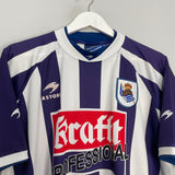 2002/03 REAL SOCIEDAD HOME SHIRT (L) ASTORE