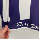 2002/03 REAL SOCIEDAD HOME SHIRT (L) ASTORE