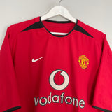 2002/04 MANCHESTER UNITED HOME SHIRT (XL) NIKE