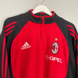 2005/06 AC MILAN 1/4 ZIP FLEECE (M) ADIDAS