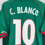 2001/02 MEXICO C.BLANCO #10 HOME SHIRT (XL) ATLETICA