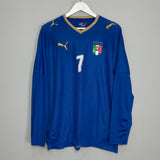 2007/08 ITALY DEL PIERO #7 L/S HOME SHIRT (L) PUMA