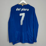 2007/08 ITALY DEL PIERO #7 L/S HOME SHIRT (L) PUMA