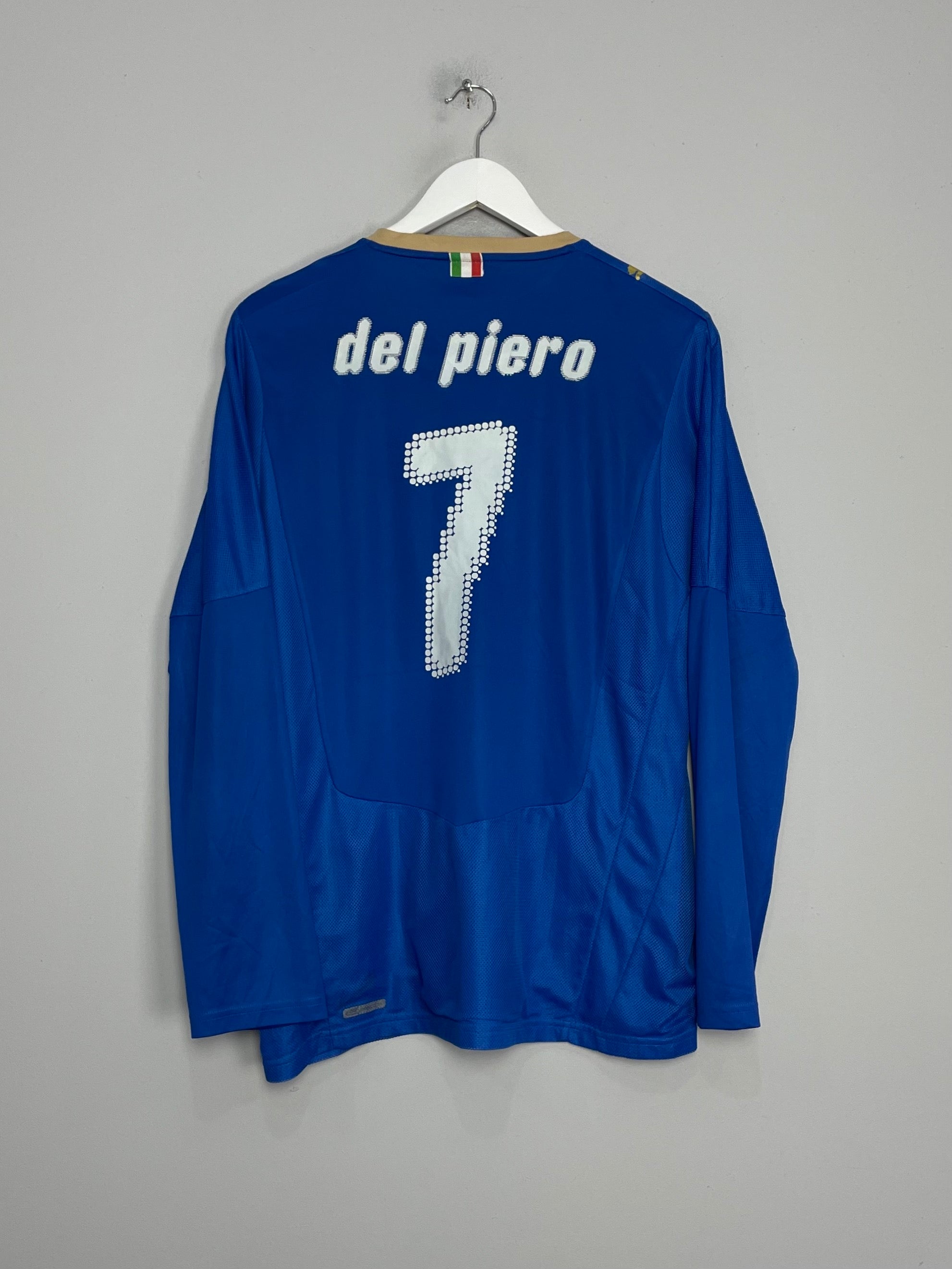 2007/08 ITALY DEL PIERO #7 L/S HOME SHIRT (L) PUMA