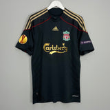 2009/10 LIVERPOOL GERRARD #8 E/L AWAY SHIRT (M) ADIDAS