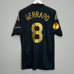 2009/10 LIVERPOOL GERRARD #8 E/L AWAY SHIRT (M) ADIDAS