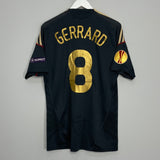 2009/10 LIVERPOOL GERRARD #8 E/L AWAY SHIRT (M) ADIDAS