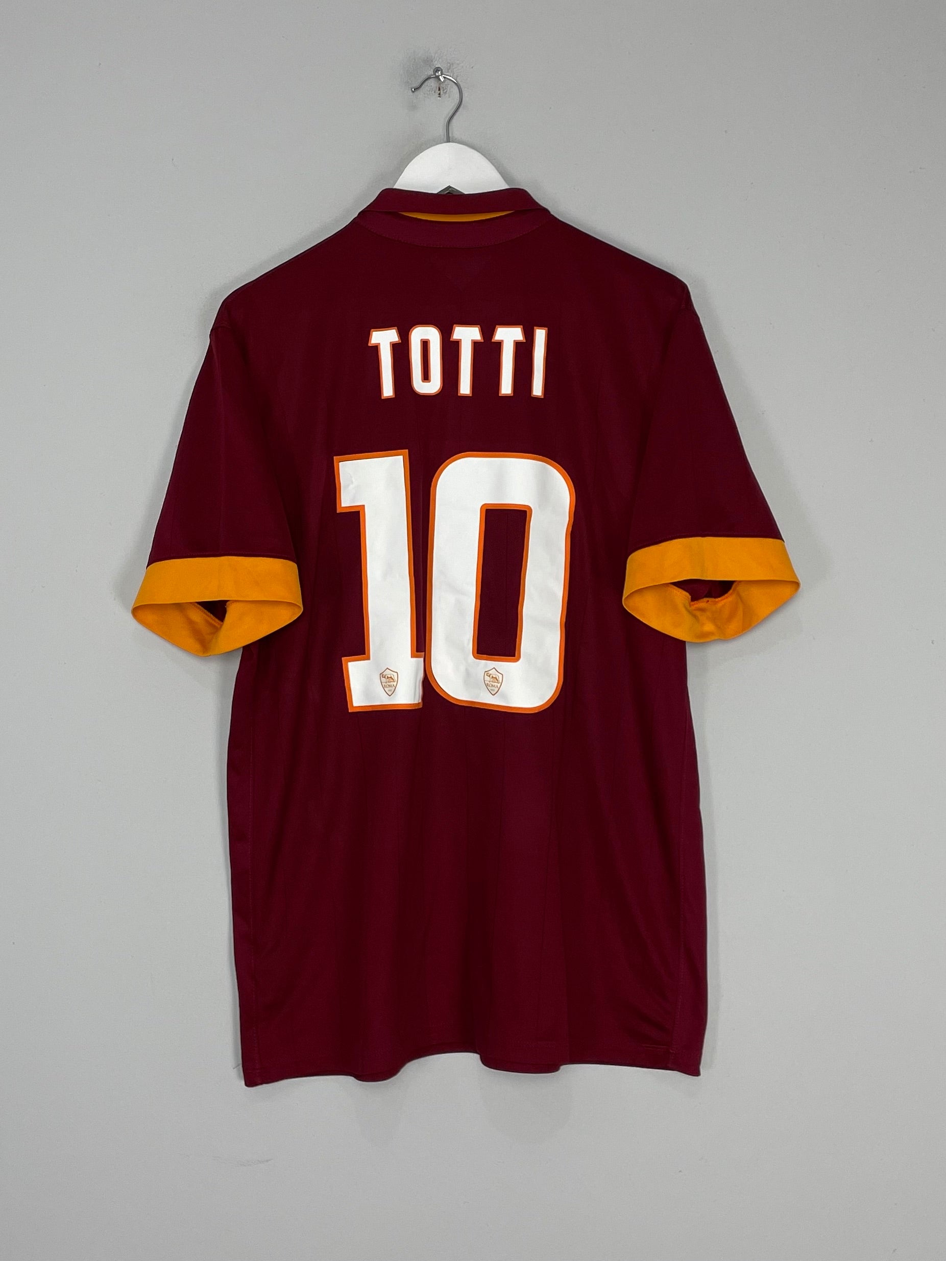 2014/15 ROMA TOTTI #10 HOME SHIRT (XL) NIKE