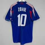 2004/06 FRANCE ZIDANE #10 HOME SHIRT (L) ADIDAS