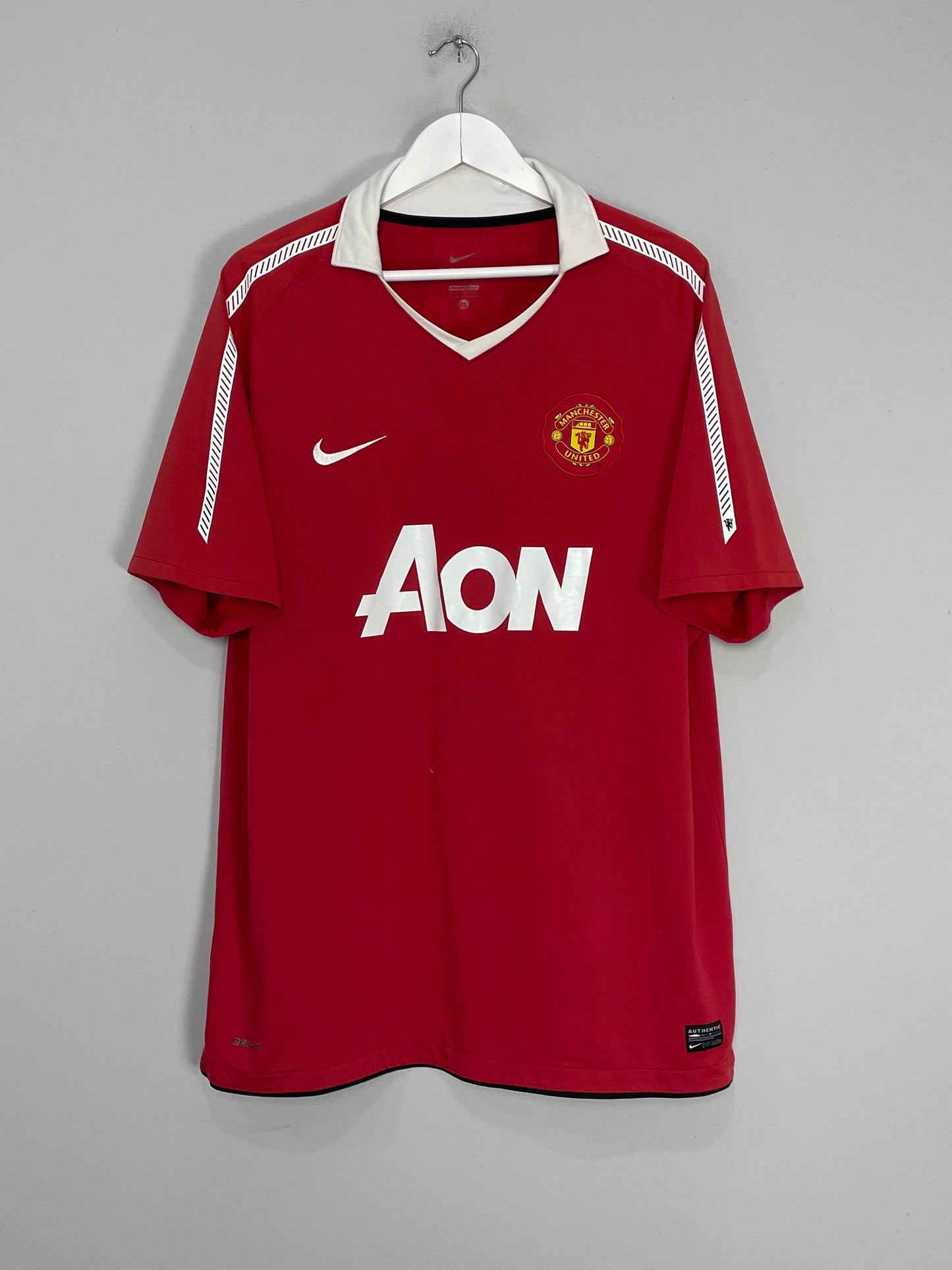 2010/11 MANCHESTER UNITED ROONEY #10 HOME SHIRT (XL) NIKE