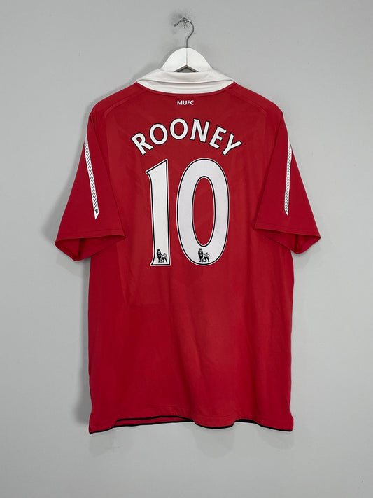 2010/11 MANCHESTER UNITED ROONEY #10 HOME SHIRT (XL) NIKE