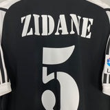 2001/02 REAL MADRID ZIDANE #5 AWAY SHIRT (XL) ADIDAS