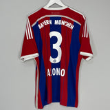 2014/15 BAYERN MUNICH ALONSO #3 HOME SHIRT (XL) ADIDAS