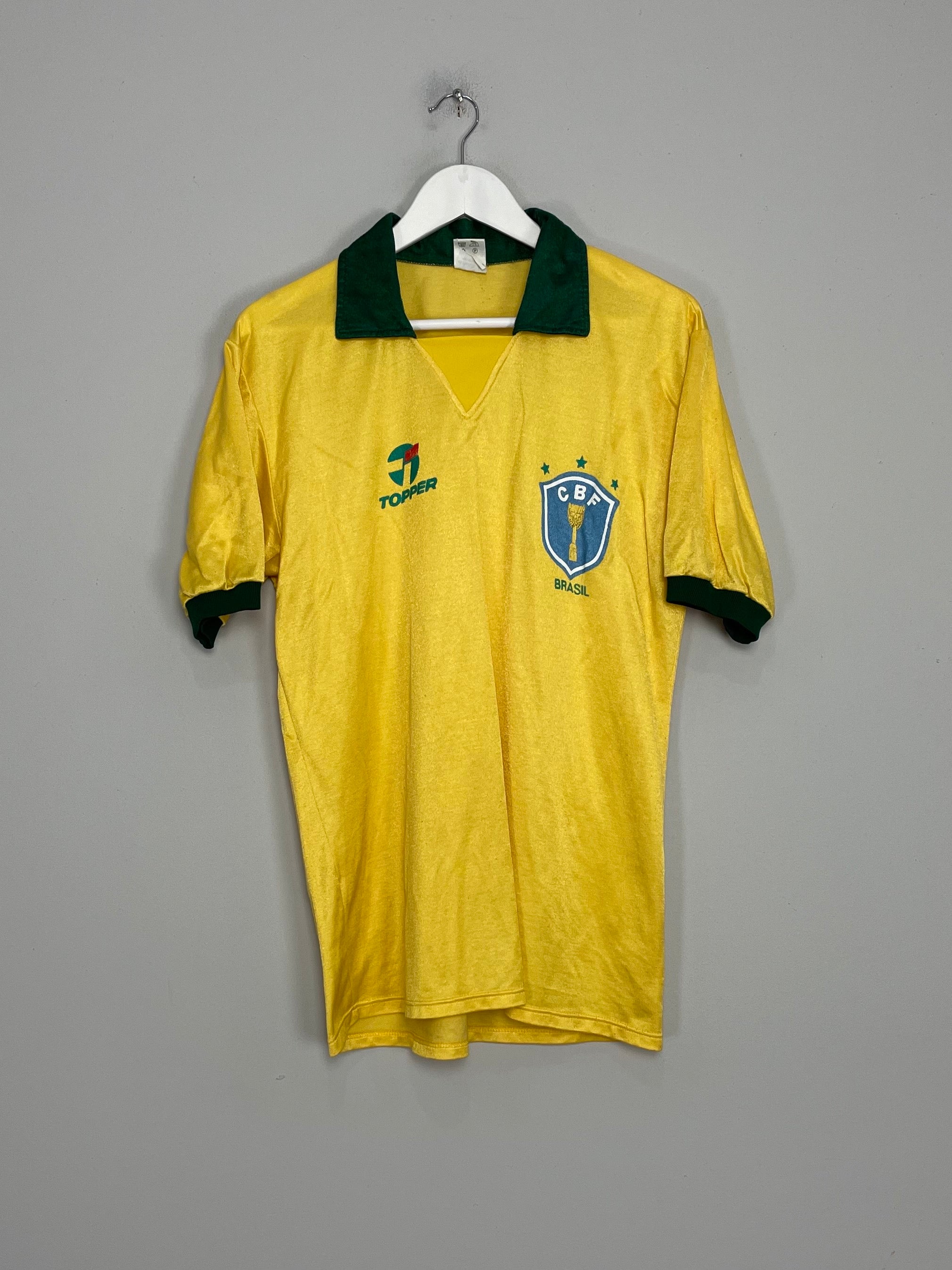 1985/88 BRAZIL HOME SHIRT (M) TOPPER