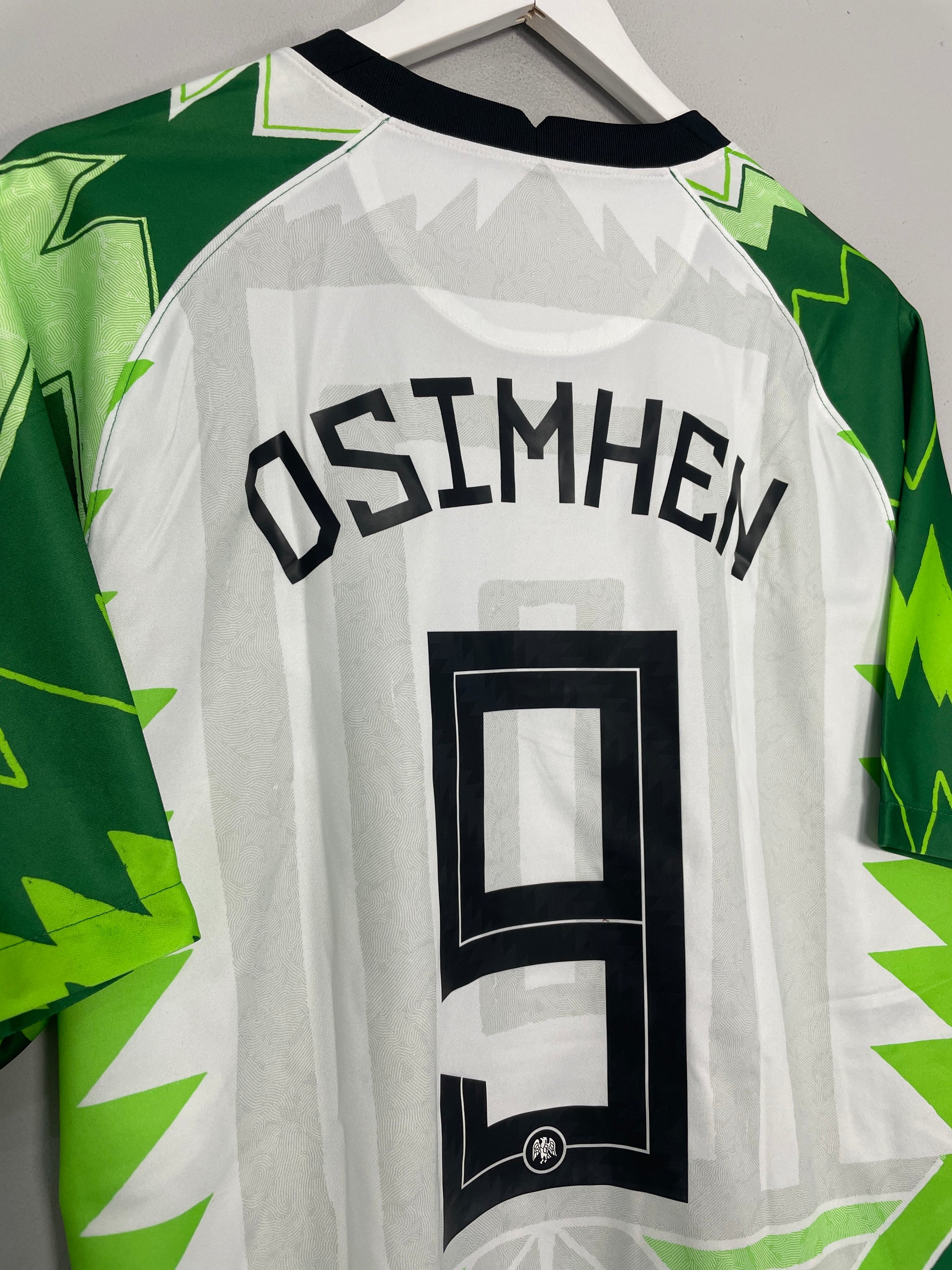 2020/21 Nigeria Away Jersey #9 Osimhen Small Nike African Super Eagles NEW