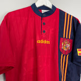 1996/97 SPAIN HOME SHIRT (L) ADIDAS