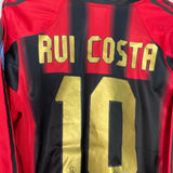 2004/05 AC MILAN RUI COSTA #10 C/L L/S HOME SHIRT (M) ADIDAS